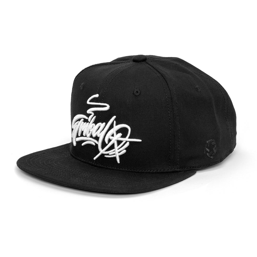 Cappellino Snapback Tribal Baker Script nero