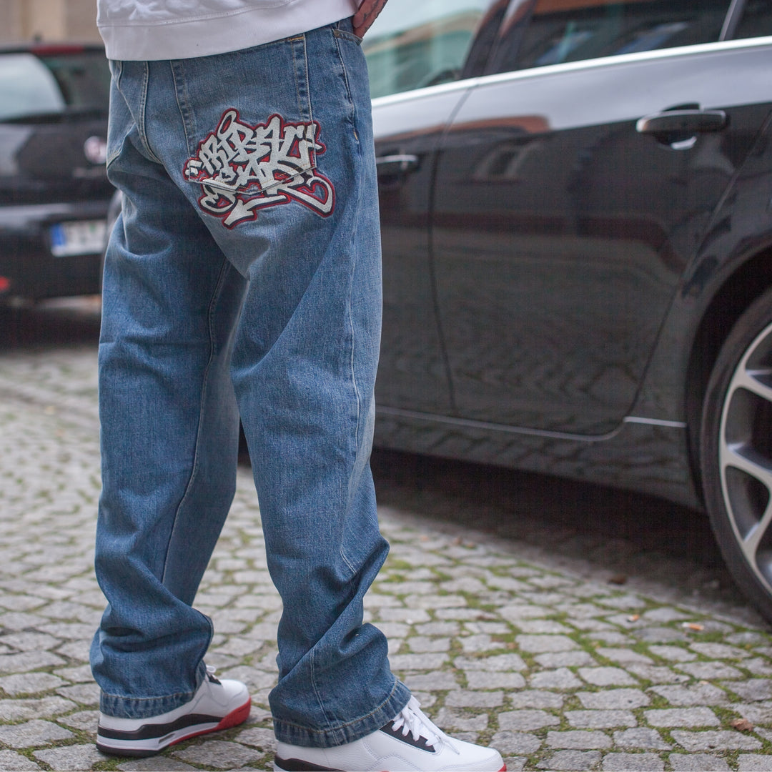 Dyse Tag Baggy Pant / blue steel