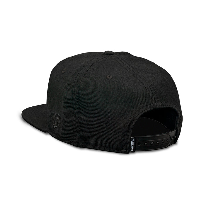 Gorra Snapback con logo arqueado / negro - blanco