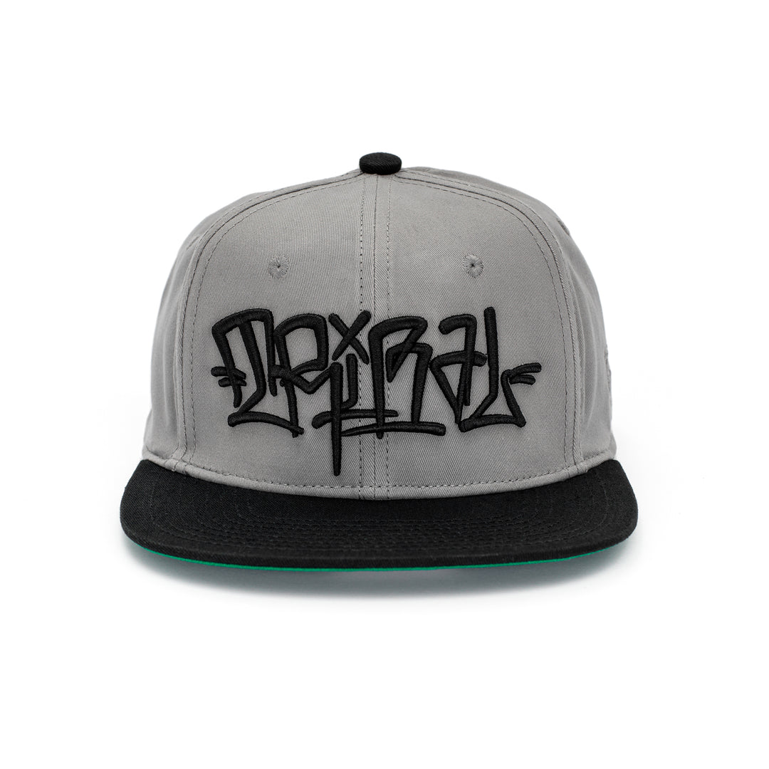 Cappellino Tribal Flares Flex grigio/nero