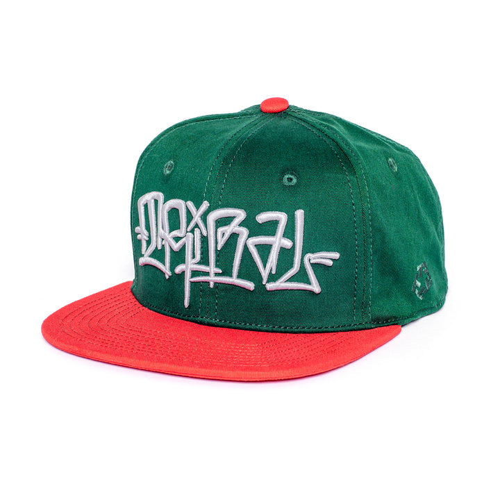 Gorra Tribal Flares Flex pino/rojo