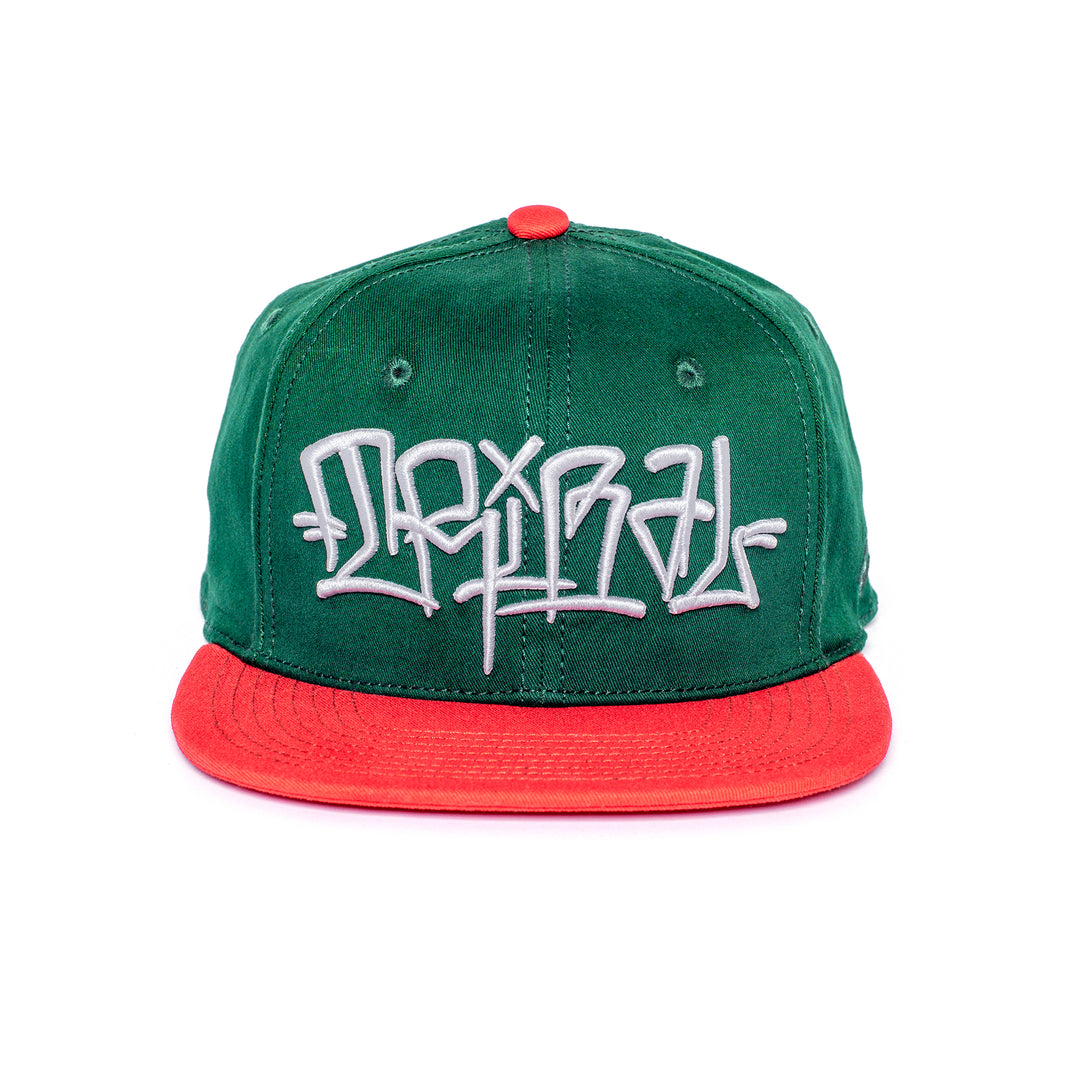 Gorra Tribal Flares Flex pino/rojo