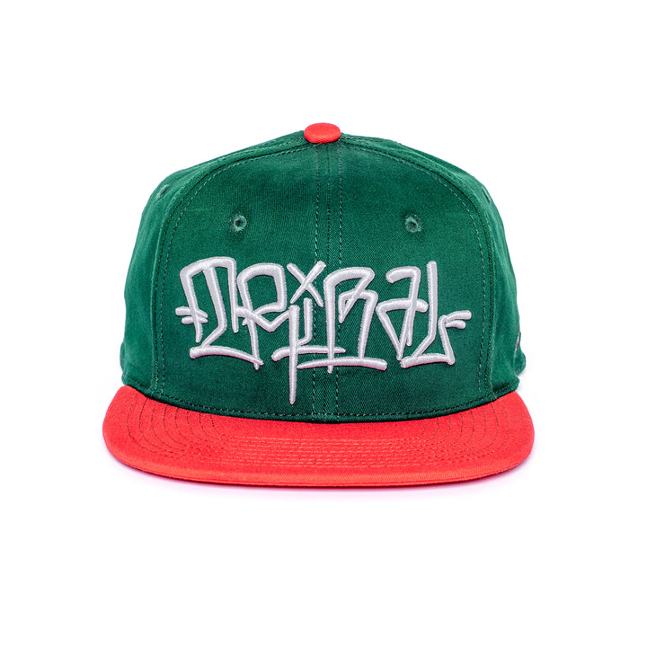 Gorra Tribal Flares Flex pino/rojo