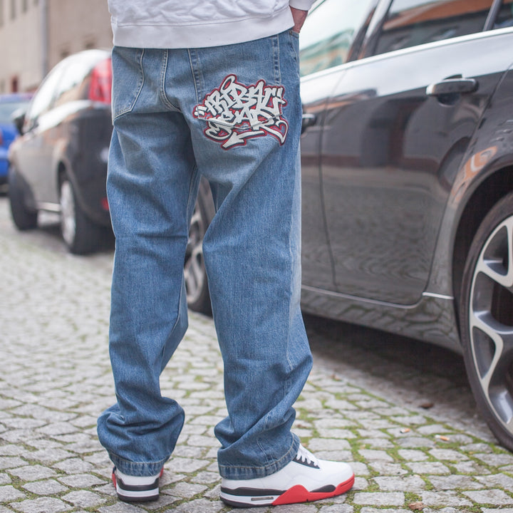 Dyse Tag Baggy Pant / blue steel