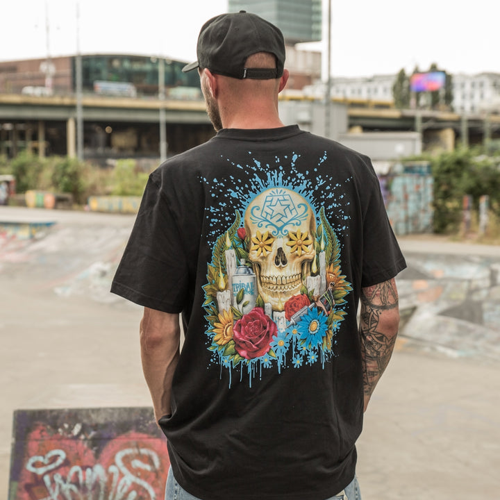 T-shirt tribale Garcia Altar nera