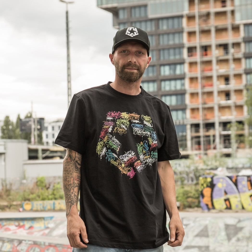 Tribal Tag T-Star Shirt black