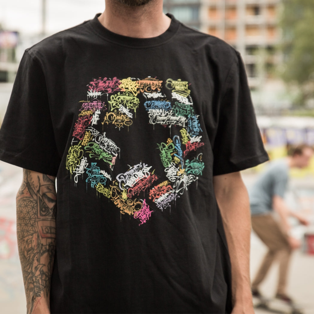 Tribal Tag T-Star Shirt black