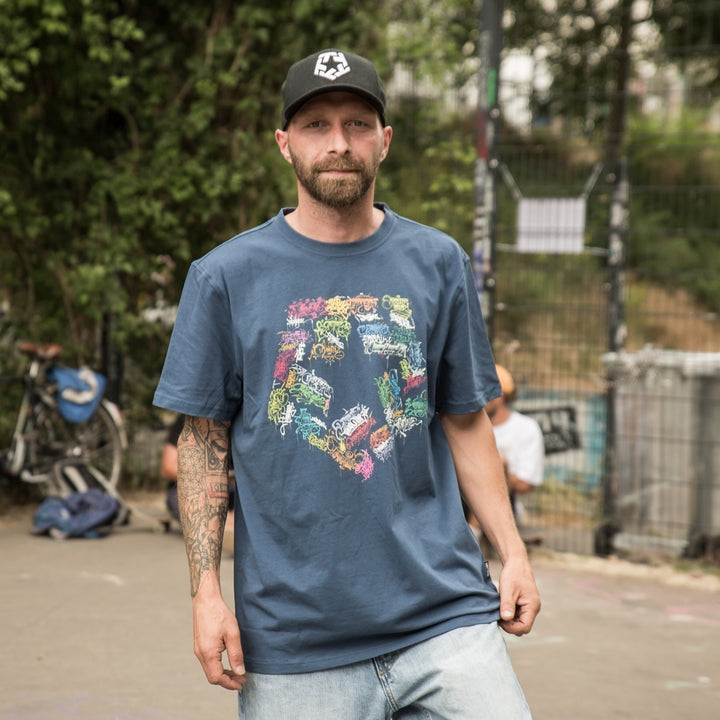 Tribal Tag T-Star Shirt midnight blue