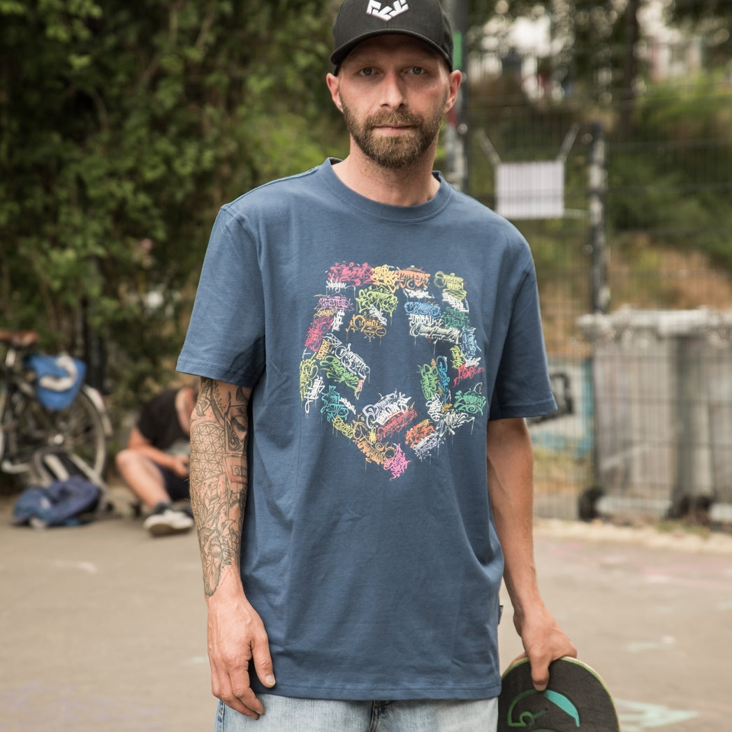 Tribal Tag T-Star Shirt midnight blue