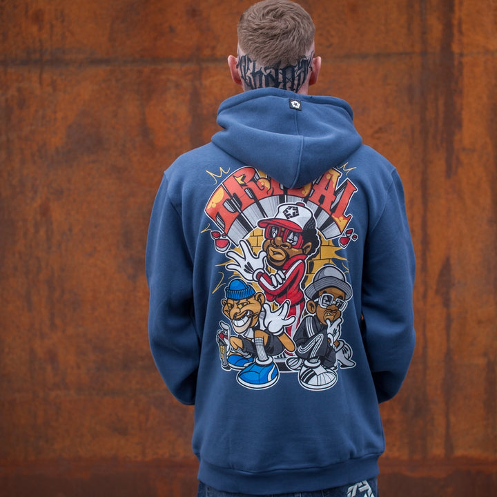 Origi Old School Hoodie midnight blue