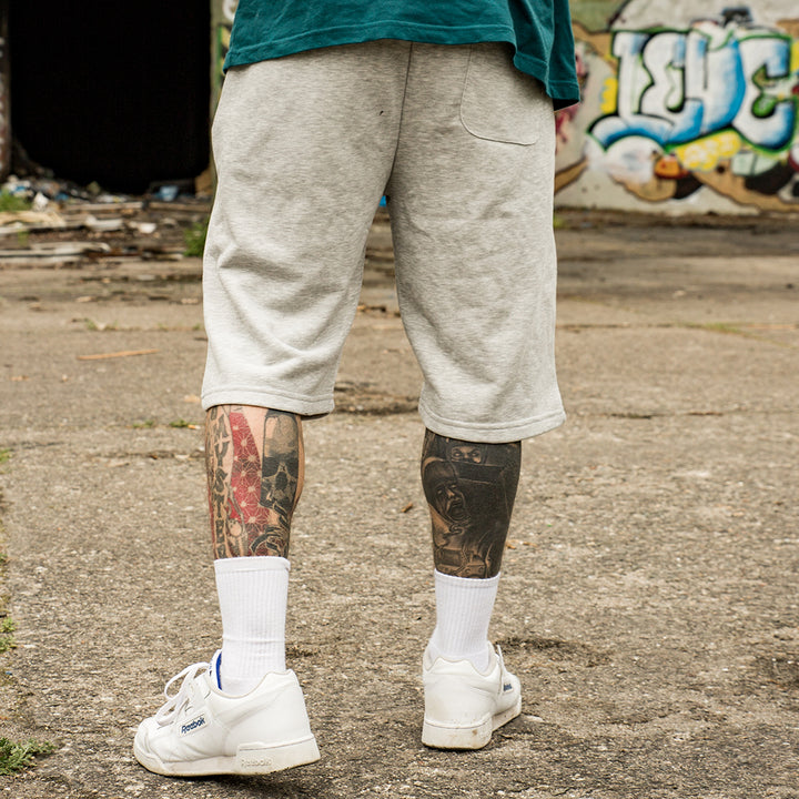 Pantaloncino in felpa Tribal T-Star grigio melange