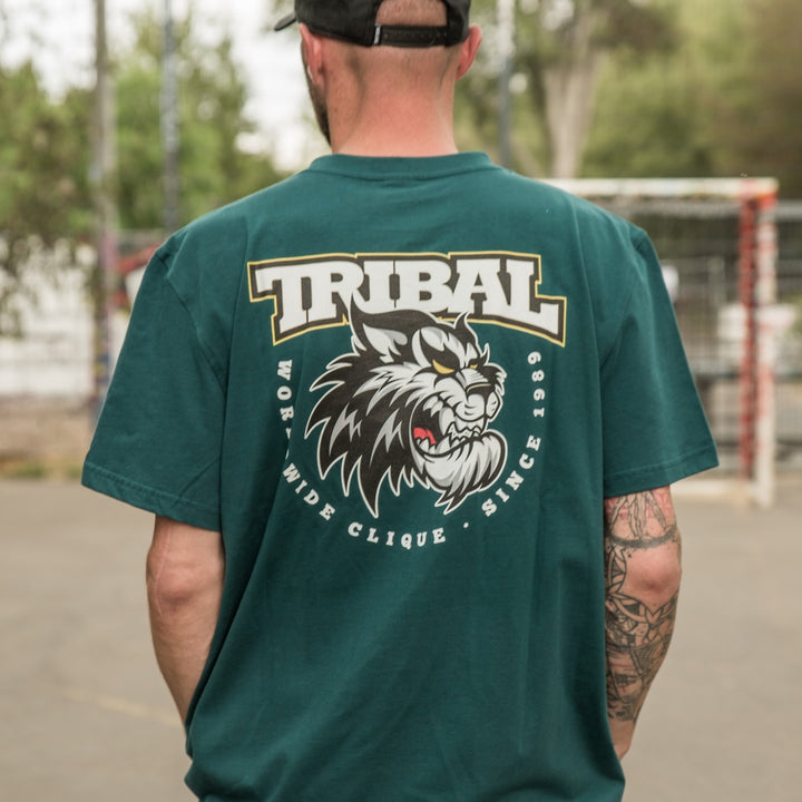 Tribal Fisek Tiger T-Shirt dark teal