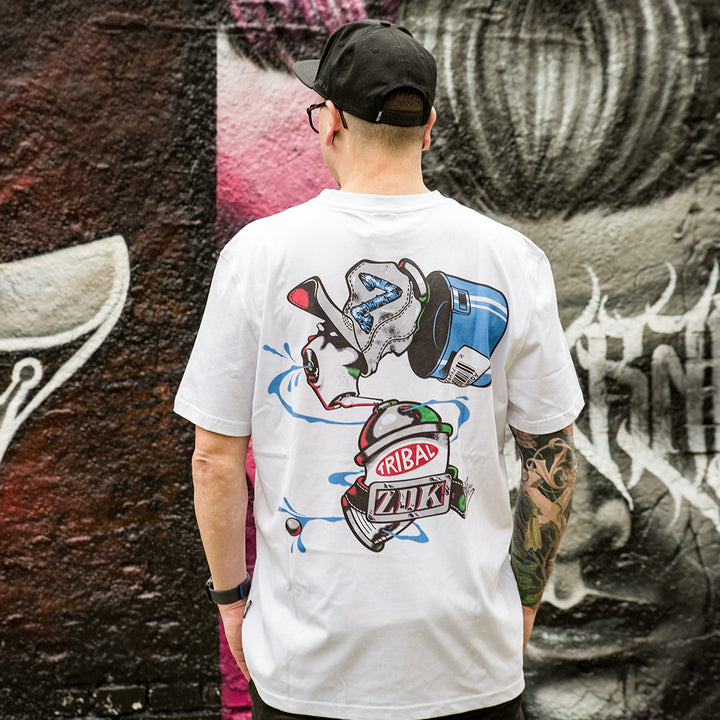 Tribal Zodak Can T-Shirt white