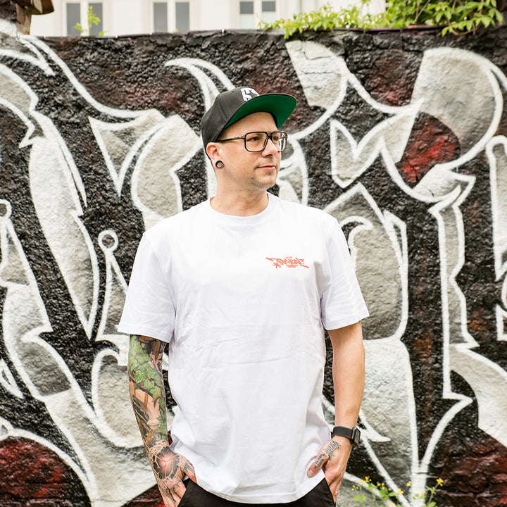 Tribal x Humone_SF Can T-Shirt white