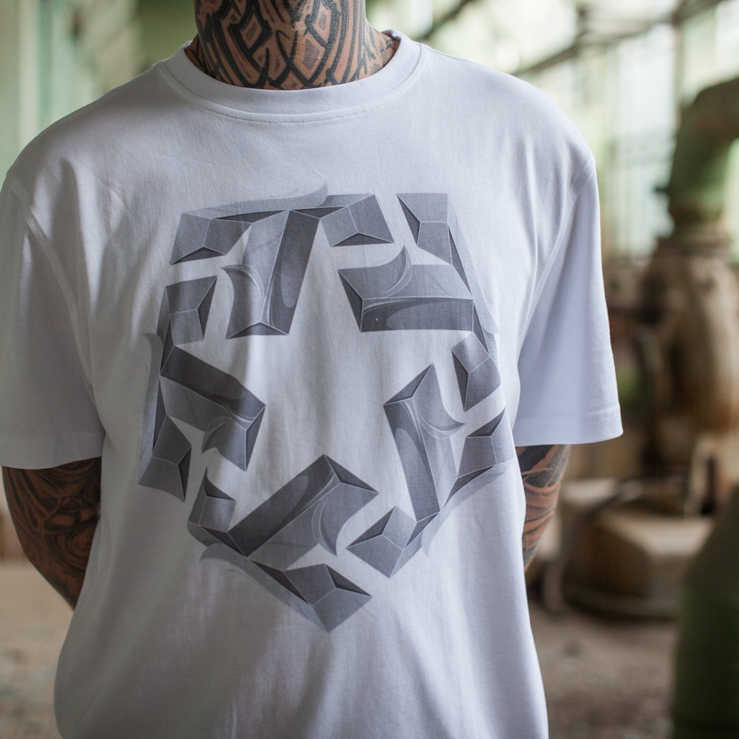 Sweyda Bevel T-Star Camiseta blanco