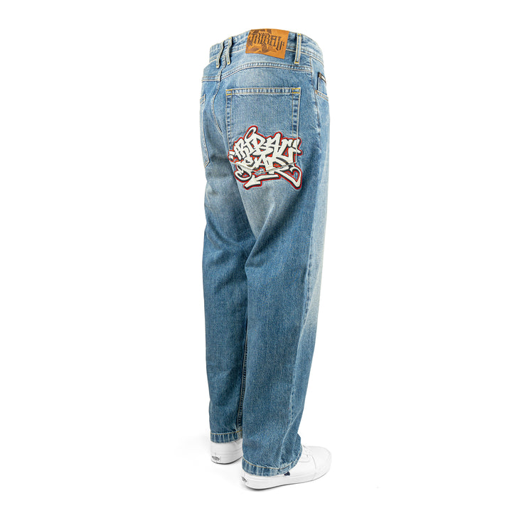Dyse Tag Baggy Pant / blue steel