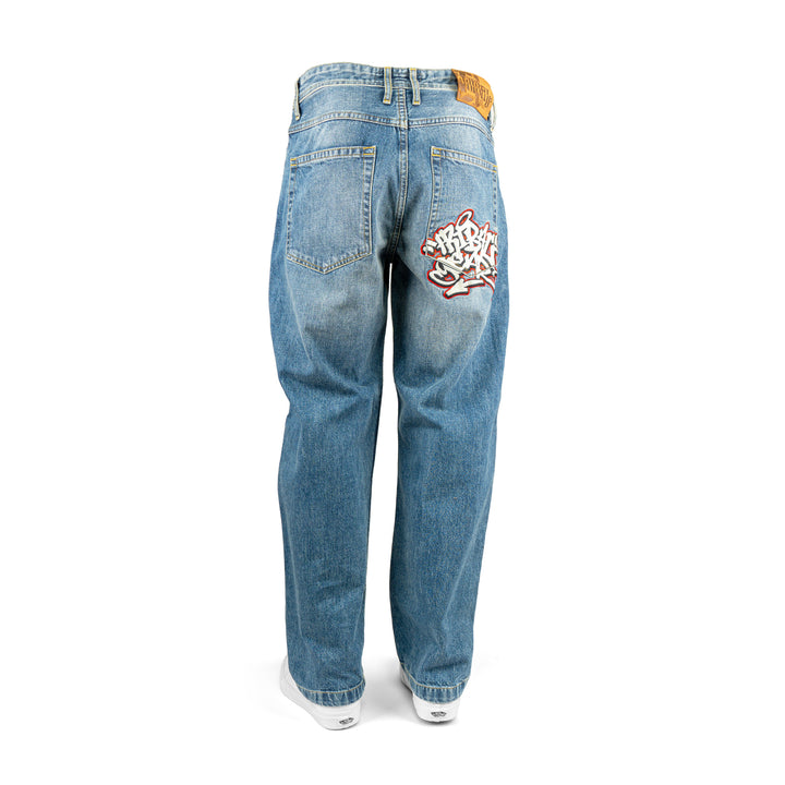 Dyse Tag Baggy Pant / blue steel