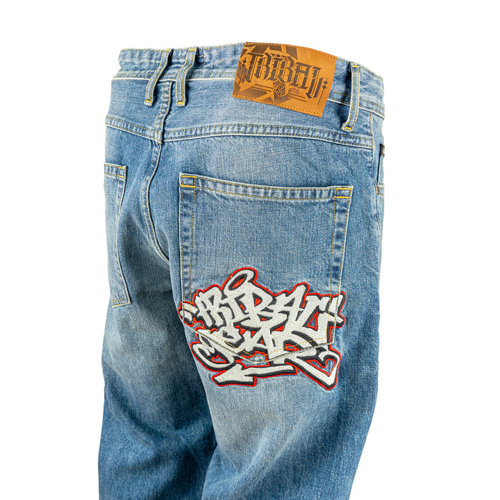 Dyse Tag Baggy Pant / blue steel