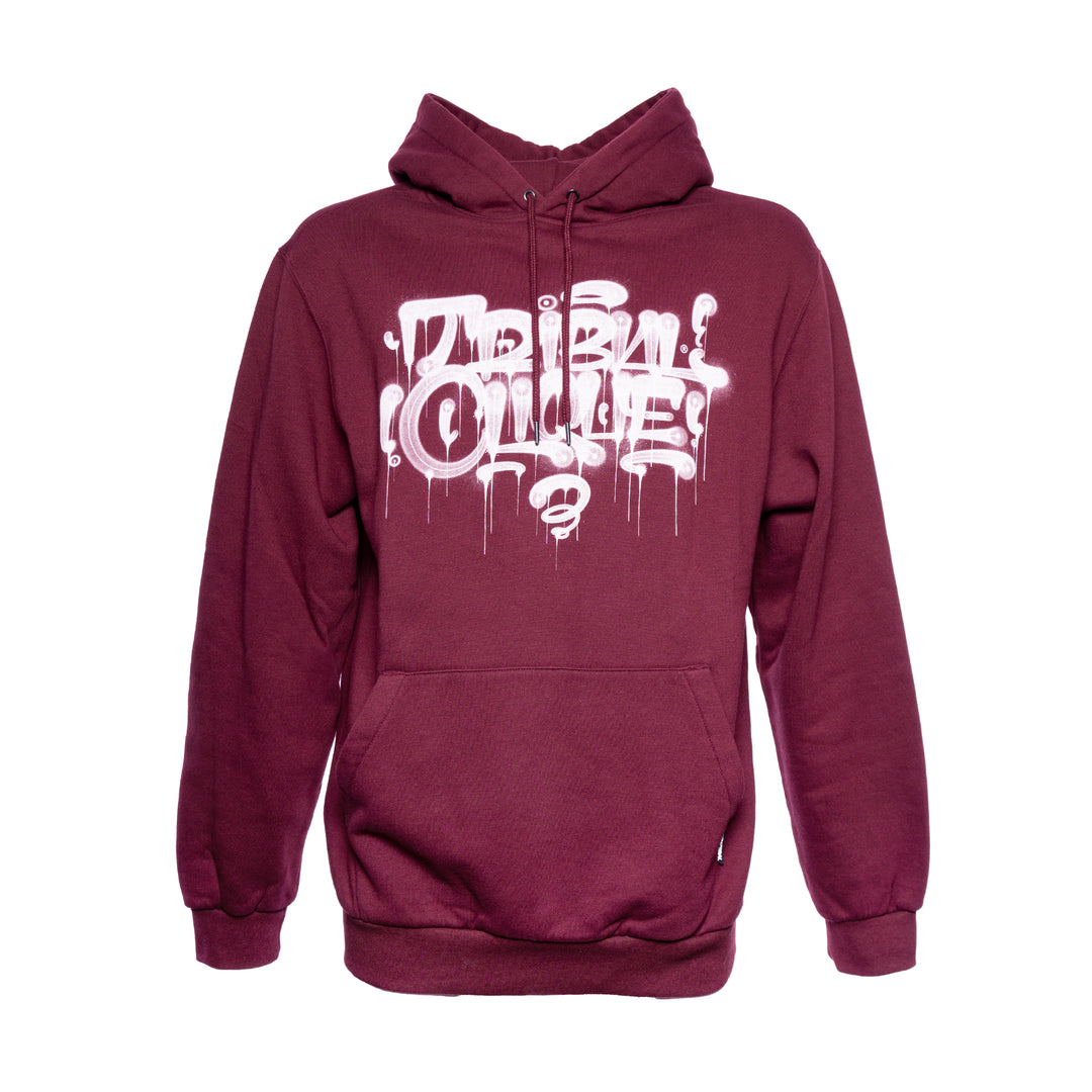 Flares Clique Hoodie morocco maroon