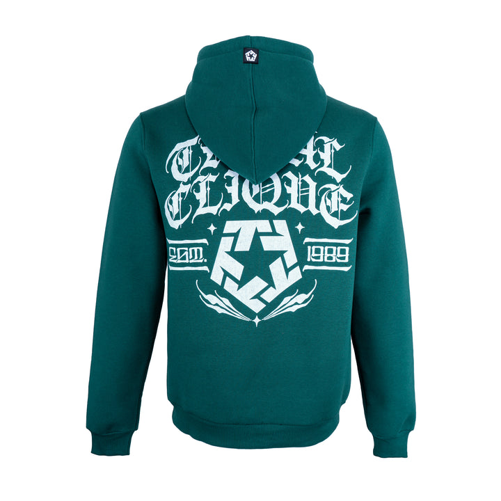 Felpa con cappuccio BLoved Worldwide verde acqua scuro