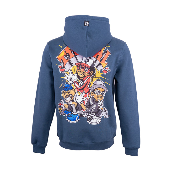 Sudadera con capucha Origi Old School azul medianoche