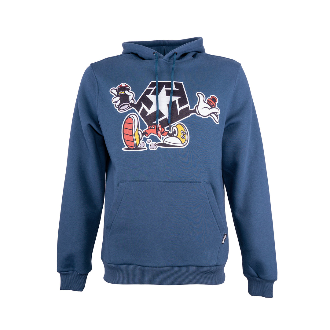 Felpa con cappuccio Origi Cartoon blu notte