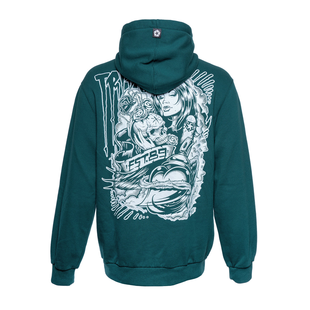 Tribal Maxx'89 Hoodie dark teal