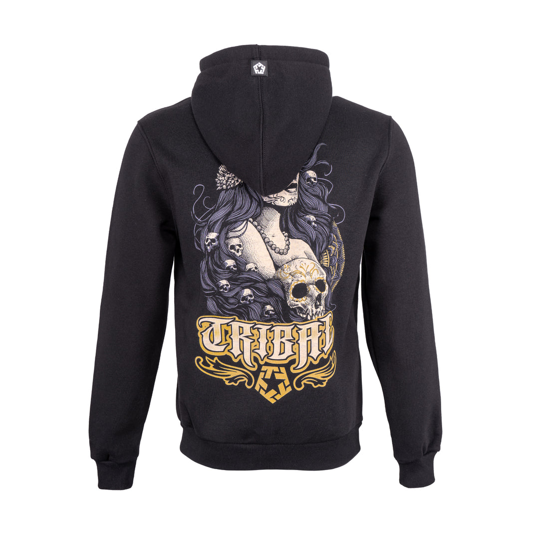 Tribal Muerte Zip Hoodie