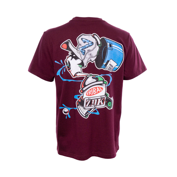 Tribal Zodak Can T-Shirt morroc maroon