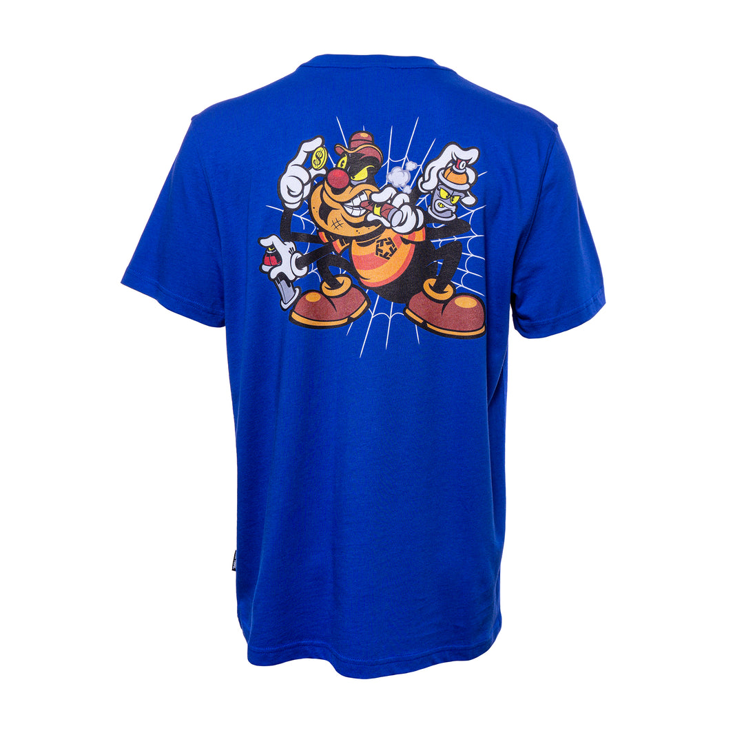 Camiseta Origi Spider / azul real