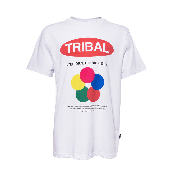 T-shirt tribale Trilon bianca