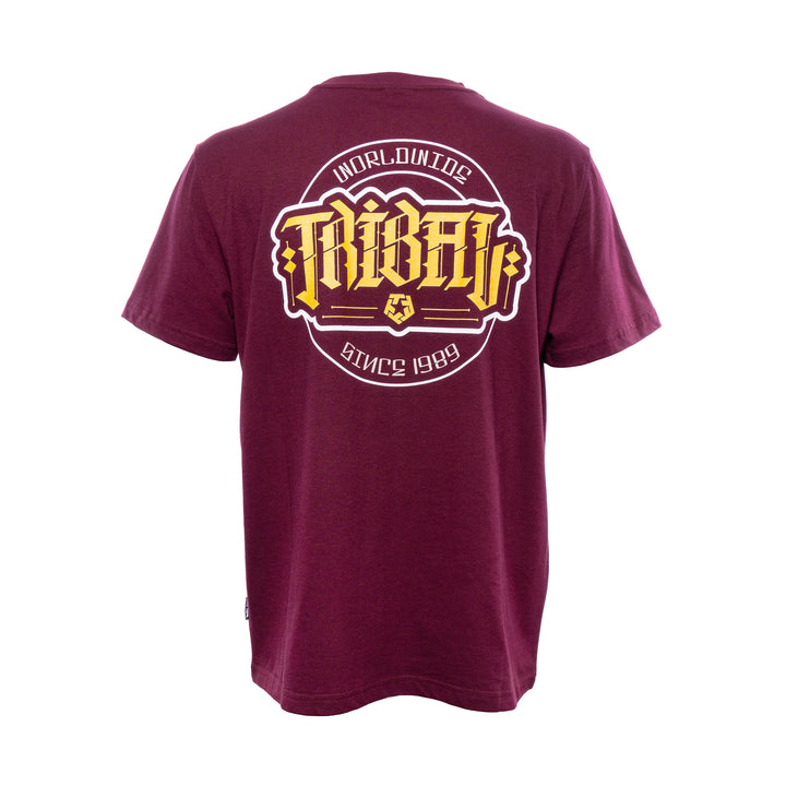 Tribal Sweyda Circle T-Shirt morroco maroon