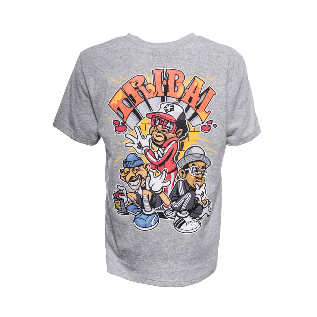 Camiseta Origi Old School gris jaspeado