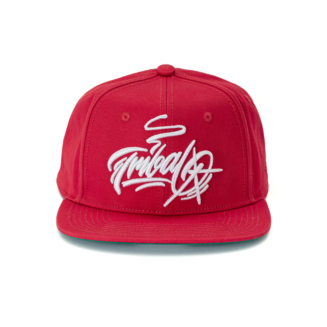 Cappellino snapback con scritta Tribal Baker