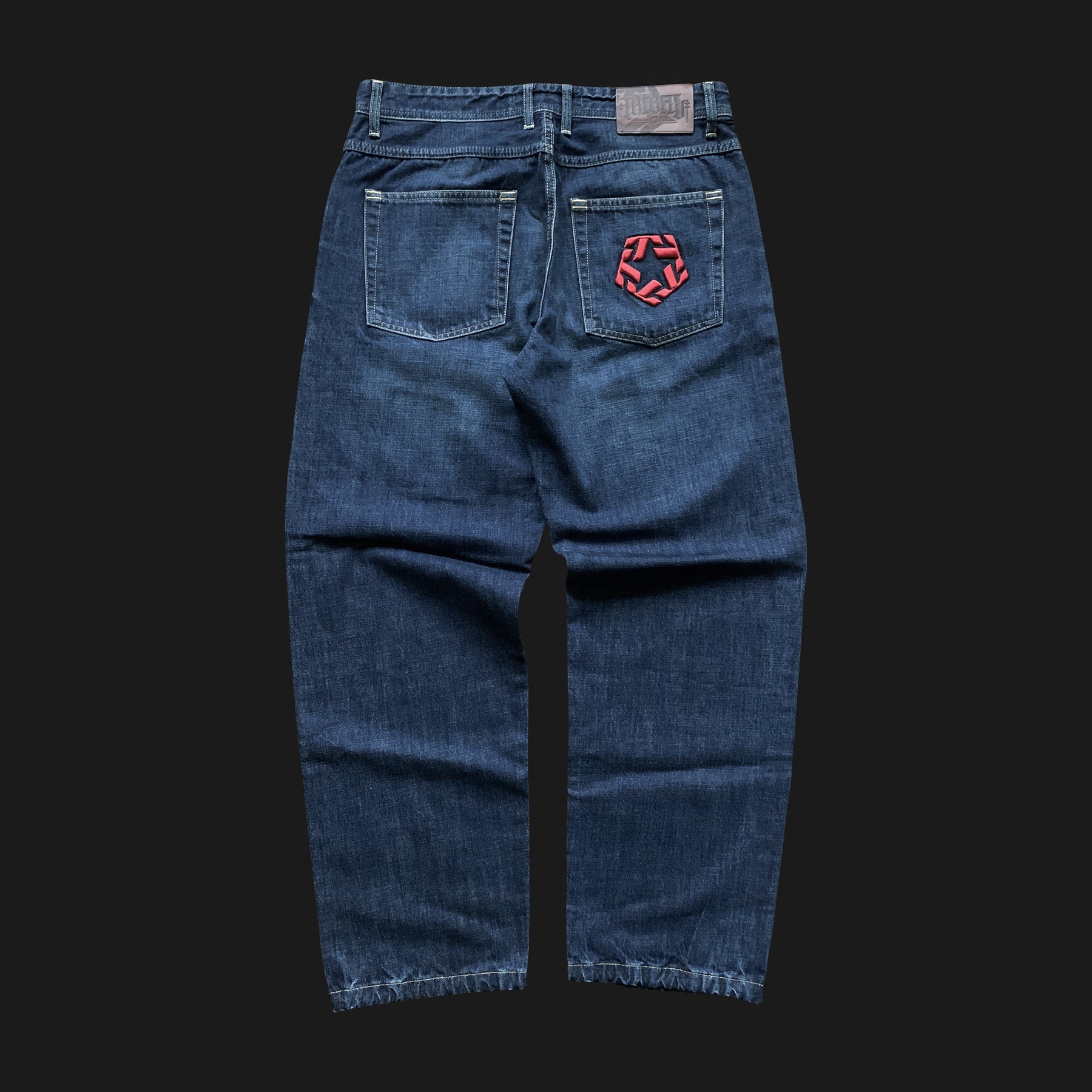 Men's Dark Blue Baggy Cotton Pants | Hippie-Pants.com – Hippie Pants